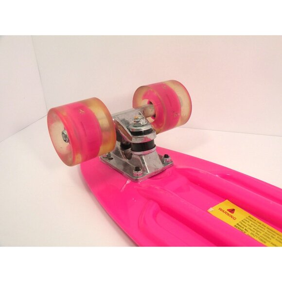 Beleev 22" Pink Skateboard (Penny Style) With Wheels Smoother Than Your Dance Mo - Picture 10 of 10